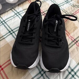 Nike Revolution Black Athletic Shoes